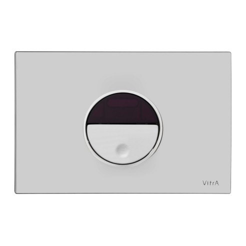 VitrA Pro Photocelled Flush Plate Control Panel - Shiny Chro