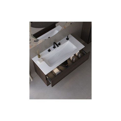 VitrA Suit 3-Hole Basin Mixer - Gloss Black | Bathroom Taps