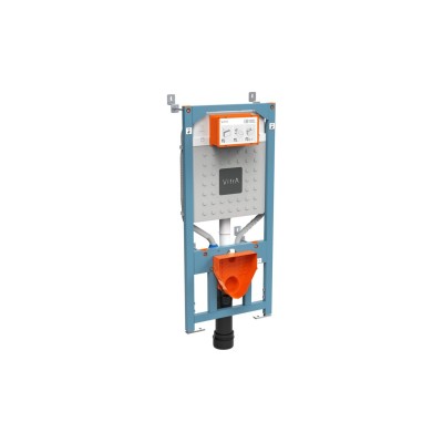 VitrA V-Fix Prime WH WC Frame & 12cm 2.5/4L Cistern (Floor/W