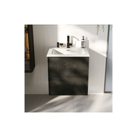 VitrA Suit Basin Mixer (Side Handle) - Gloss Black | Bathroo