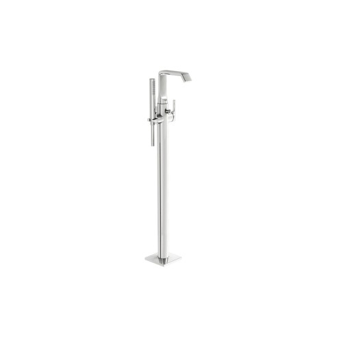 VitrA Suit Floor Standing Bath/Shower Mixer - Chrome | Bathr