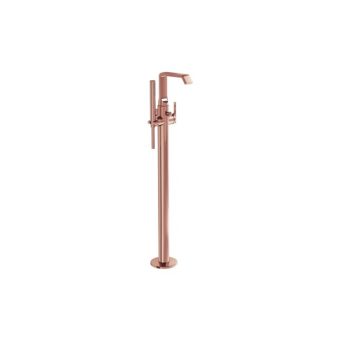 VitrA Suit Floor Standing Bath/Shower Mixer - Soft Copper |