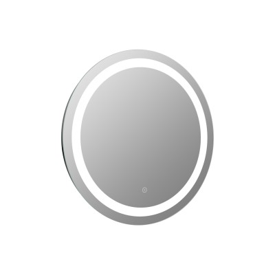 Indus 600mm Round Front-Lit LED Mirror | Mirrors | BathroomKing