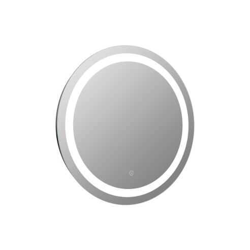Indus 600mm Round Front-Lit LED Mirror | Mirrors | BathroomKing