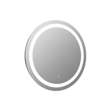 Indus 600mm Round Front-Lit LED Mirror | Mirrors | BathroomKing