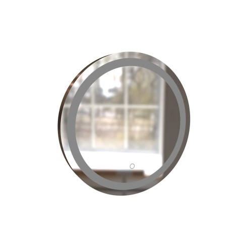 Indus 600mm Round Front-Lit LED Mirror | Mirrors | BathroomKing