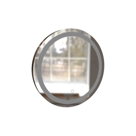 Indus 600mm Round Front-Lit LED Mirror | Mirrors | BathroomKing