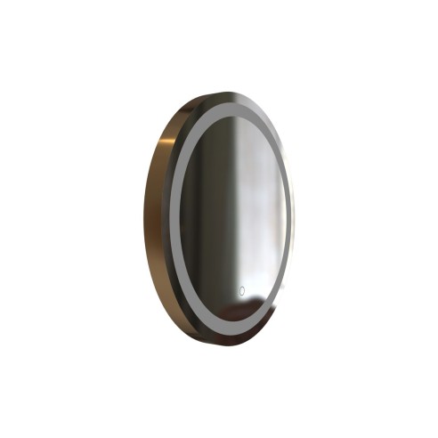 Indus 600mm Round Front-Lit LED Mirror | Mirrors | BathroomKing