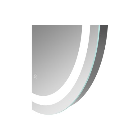 Indus 600mm Round Front-Lit LED Mirror | Mirrors | BathroomKing