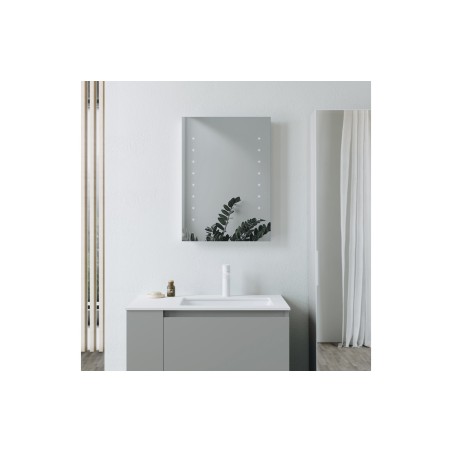 Ottawa 500x700mm Rectangle Battery-Operated LED Mirror | Mirrors | BathroomKing