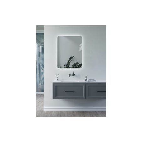 Yukon 500x700mm Rectangle Back-Lit LED Mirror | Mirrors | BathroomKing