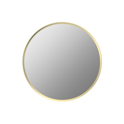 Reka 600mm Round Mirror - Brushed Brass | Mirrors | BathroomKing