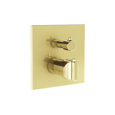 VitrA Suit Integrated Thermostatic Bath/Shower Mixer - Soft