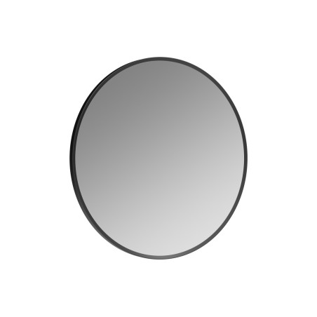 Reka 600mm Round Mirror - Matt Black | Mirrors | BathroomKing