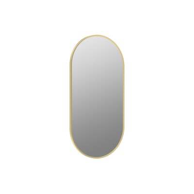 Reka 800x400mm Oblong Mirror - Brushed Brass | Mirrors | BathroomKing