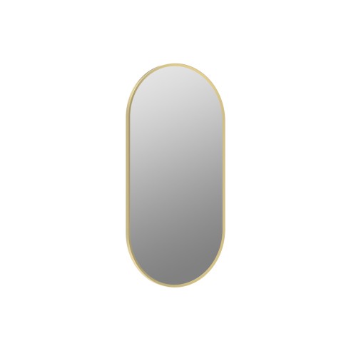 Reka 800x400mm Oblong Mirror - Brushed Brass | Mirrors | BathroomKing
