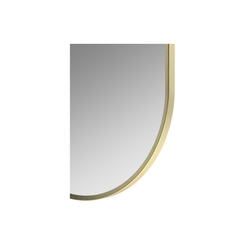 Reka 800x400mm Oblong Mirror - Brushed Brass | Mirrors | BathroomKing