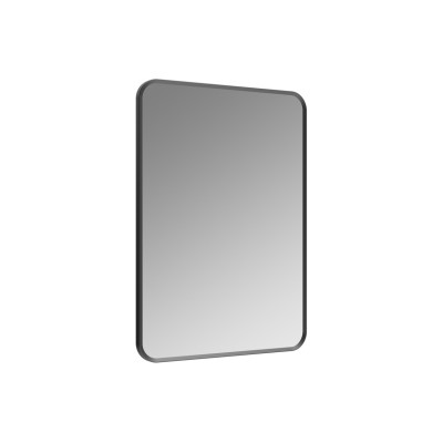 Reka 600x800mm Rectangle Mirror - Matt Black | Mirrors | BathroomKing