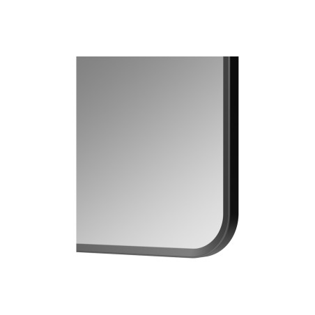 Reka 600x800mm Rectangle Mirror - Matt Black | Mirrors | BathroomKing