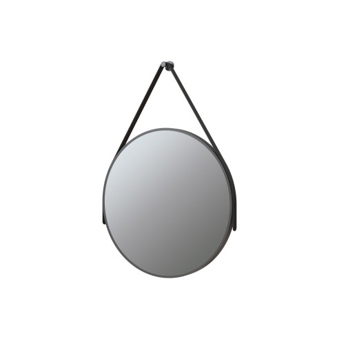 Missouri 600mm Round Mirror - Matt Black | Mirrors | BathroomKing