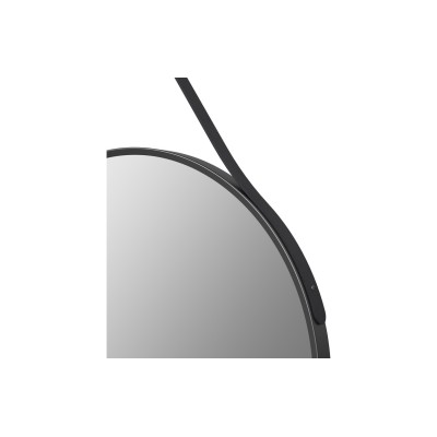 Missouri 600mm Round Mirror - Matt Black | Mirrors | BathroomKing 2