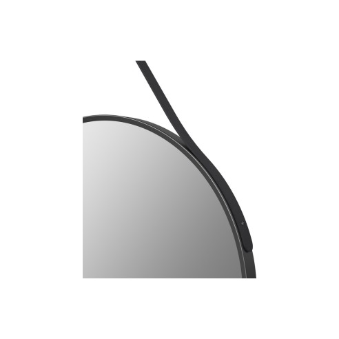 Missouri 600mm Round Mirror - Matt Black | Mirrors | BathroomKing