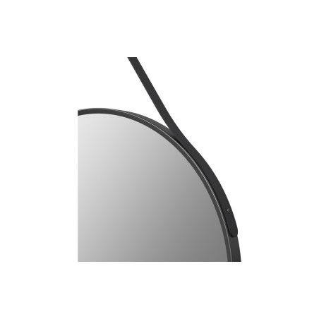 Missouri 600mm Round Mirror - Matt Black | Mirrors | BathroomKing