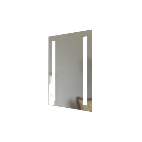 Amur 500x700mm Rectangle Front-Lit LED Mirror | Mirrors | BathroomKing