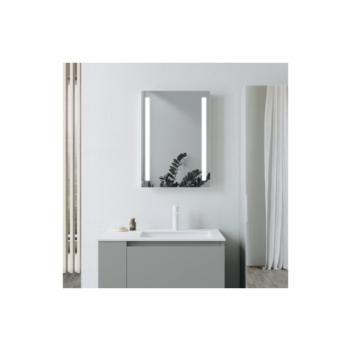 Amur 500x700mm Rectangle Front-Lit LED Mirror | Mirrors | BathroomKing