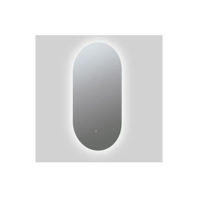 Elbe 400mm Oblong Back-Lit LED Mirror | Mirrors | BathroomKing