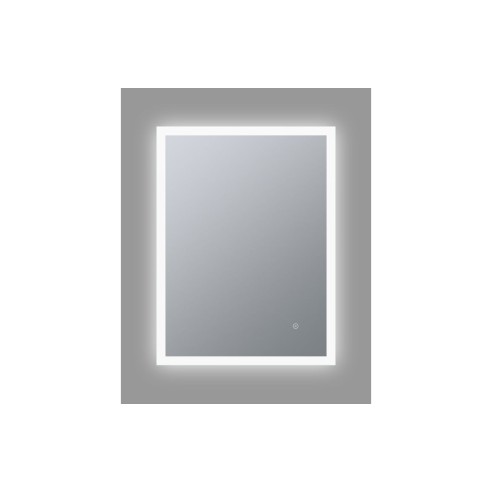 Rio 600x800mm Rectangle Edge-Lit LED Mirror | Mirrors | BathroomKing