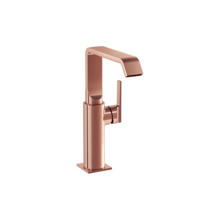 VitrA Suit Tall Basin Mixer (Side Handle) - Soft Copper | Ba