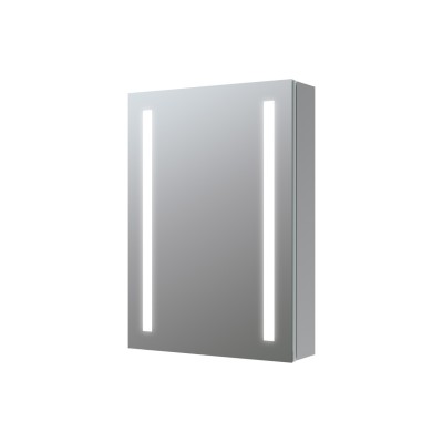 Japura 500mm 1 Door Front-Lit LED Mirror Cabinet | Mirrors | BathroomKing