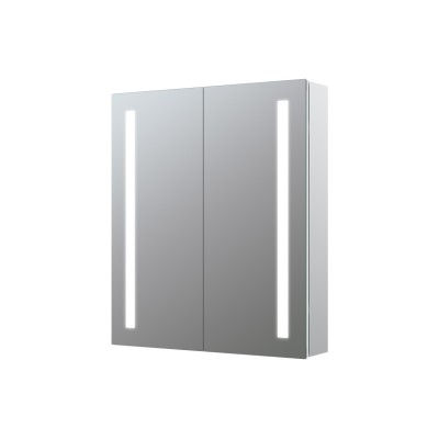 Japura 600mm 2 Door Front-Lit LED Mirror Cabinet | Mirrors | BathroomKing