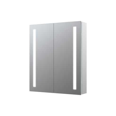 Japura 600mm 2 Door Front-Lit LED Mirror Cabinet | Mirrors | BathroomKing