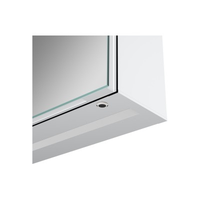 Saint 500mm 1 Door Front-Lit LED Mirror Cabinet | Mirrors | BathroomKing 2