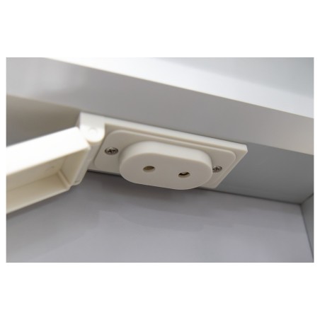 Saint 600mm 2 Door Front-Lit LED Mirror Cabinet | Mirrors | BathroomKing