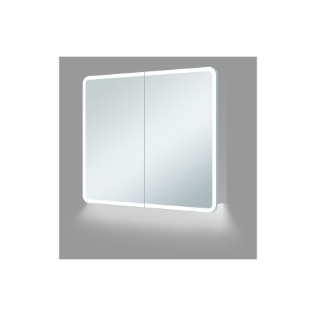 Iraly 600mm 2 Door LED Mirrored Cabinet | Mirrors | BathroomKing