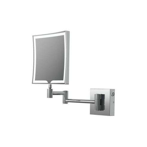 Mekong Square LED Cosmetic Mirror - Chrome | Mirrors | BathroomKing
