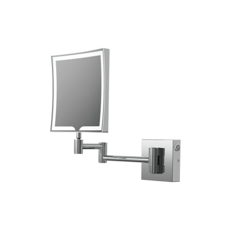 Mekong Square LED Cosmetic Mirror - Chrome | Mirrors | BathroomKing