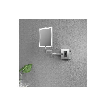 Mekong Square LED Cosmetic Mirror - Chrome | Mirrors | BathroomKing