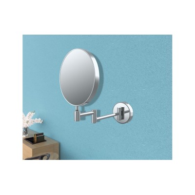 Sepik Round Cosmetic Mirror - Chrome | Mirrors | BathroomKing 2
