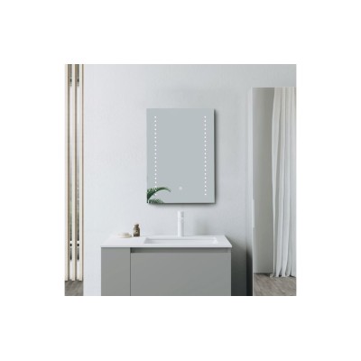Dotts 600x800mm Rectangle Front-Lit LED Mirror | Mirrors | BathroomKing 2