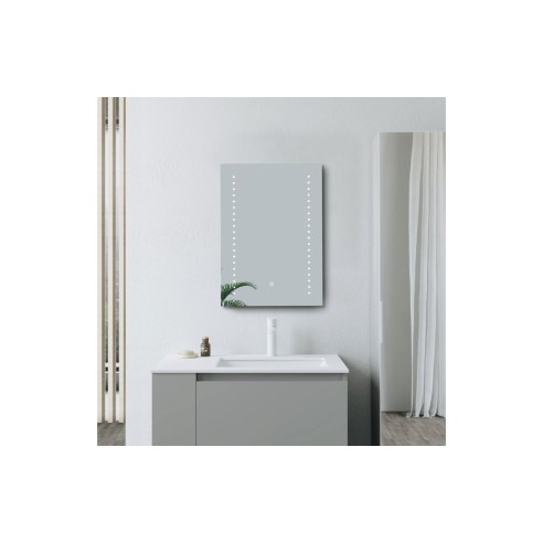 Dotts 600x800mm Rectangle Front-Lit LED Mirror | Mirrors | BathroomKing