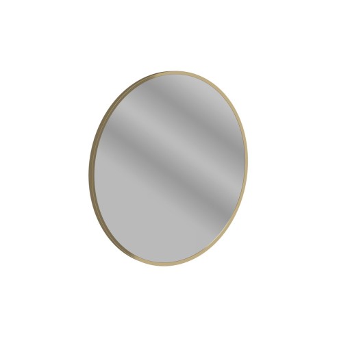 Reka 500mm Round Mirror - Brushed Bronze | Mirrors | BathroomKing
