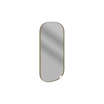 Reka 800x400mm Oblong Mirror - Brushed Bronze | Mirrors | BathroomKing