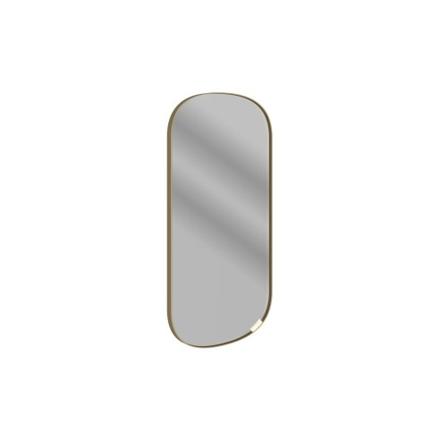 Reka 800x400mm Oblong Mirror - Brushed Bronze | Mirrors | BathroomKing