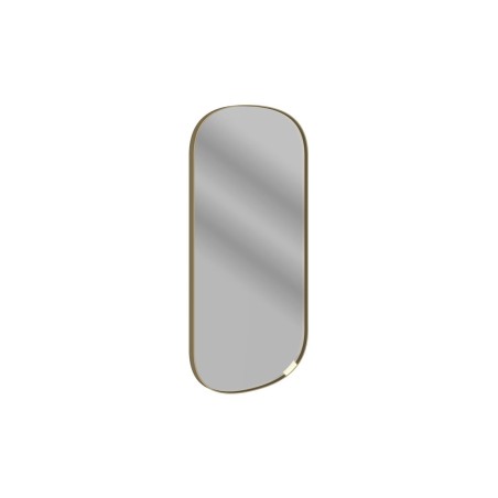 Reka 800x400mm Oblong Mirror - Brushed Bronze | Mirrors | BathroomKing