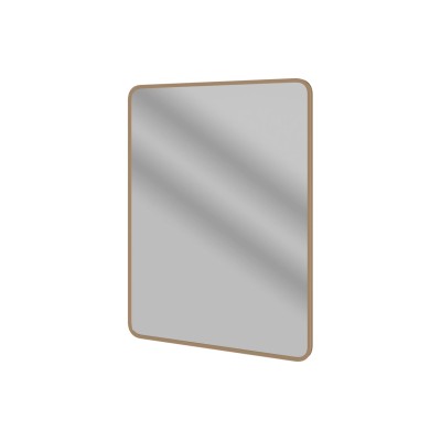 Reka 600x800mm Rectangle Mirror - Brushed Bronze | Mirrors | BathroomKing