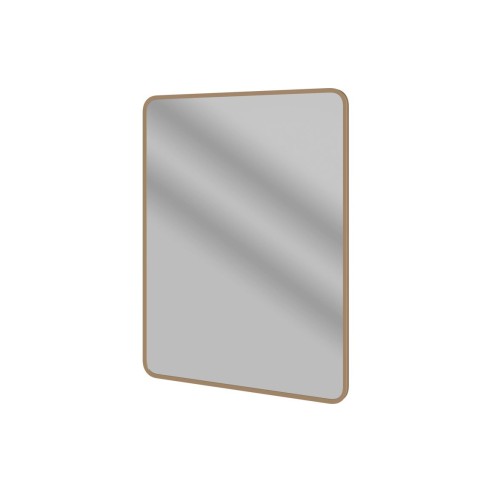 Reka 600x800mm Rectangle Mirror - Brushed Bronze | Mirrors | BathroomKing